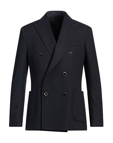 LARDINI Blazer Black 73% Wool, 27% Polyester