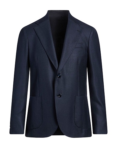 LARDINI Blazer Midnight blue 100% Wool