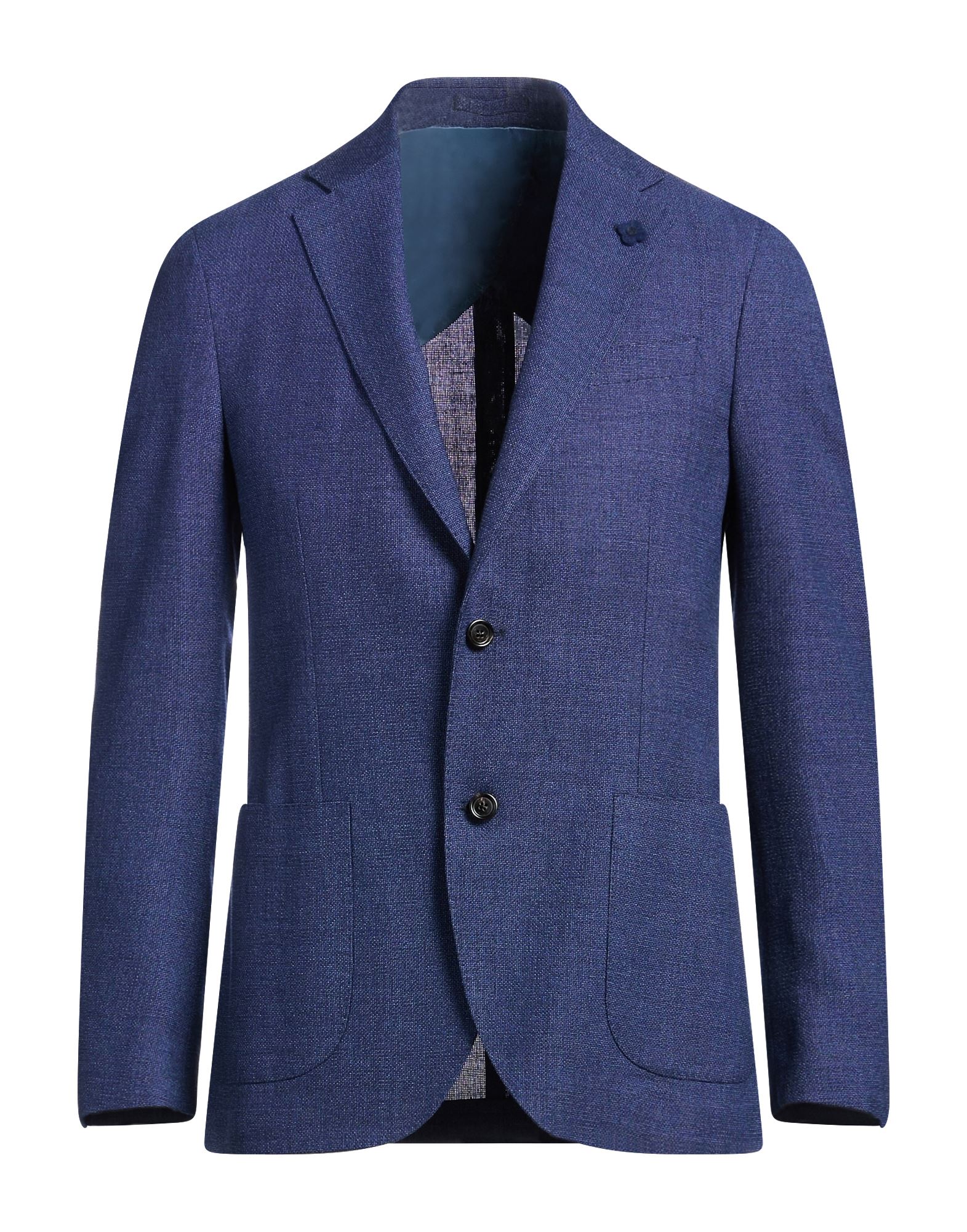 LARDINI グレー テーラードジャケット LARDINI | テーラードジャケット ブルーグレー メンズ | YOOX