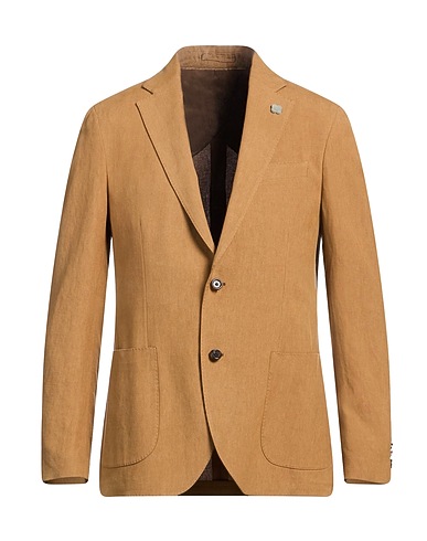 LARDINI Blazer Cammello 100% Lino