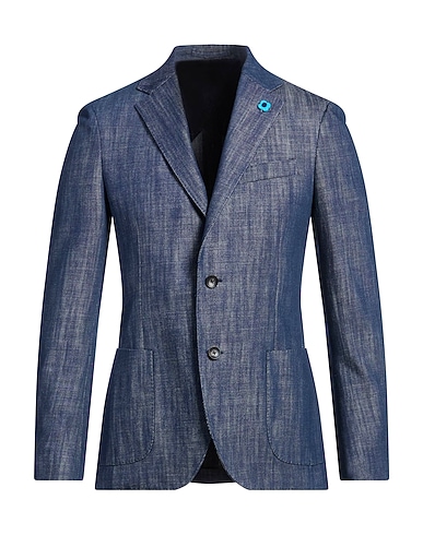 LARDINI Blazer Blu 100% Cotone