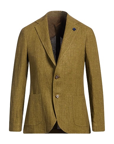 LARDINI Blazer Military green 100% Linen
