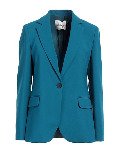 OTTOD'AME Blazer Deep teal 63% Polyester, 32% Viscose, 5% Elastane