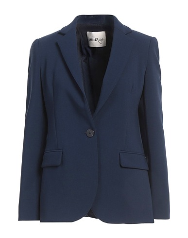 OTTOD'AME Blazer Navy blue 63% Polyester, 32% Viscose, 5% Elastane