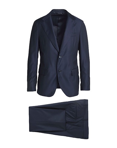 LARDINI スーツ ミッドナイトブルー ウール 100%