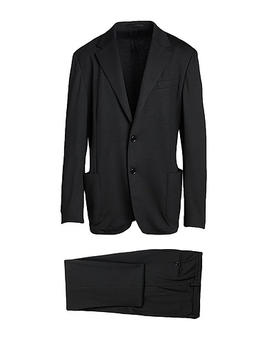 LARDINI Suits Black 58% Lyocell, 42% Wool