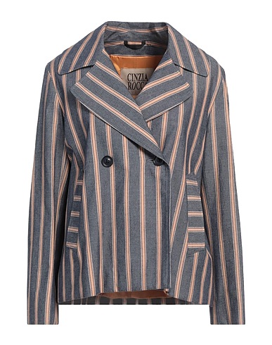 CINZIA ROCCA Veste Bleu 65% Coton, 25% Polyester, 9% Viscose, 1% Polyamide