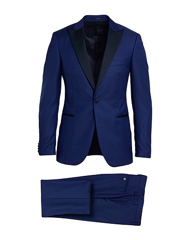 LARDINI Abito Blu 70% Lana, 20% Lana mohair, 10% Seta