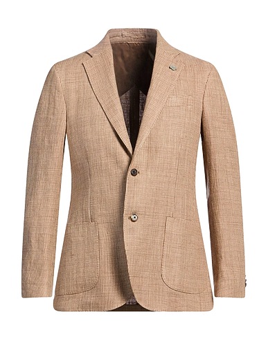 LARDINI Blazer Brown 100% Linen