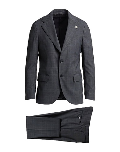 LARDINI Suits Grey 54% Polyester, 44% Wool, 2% Elastane