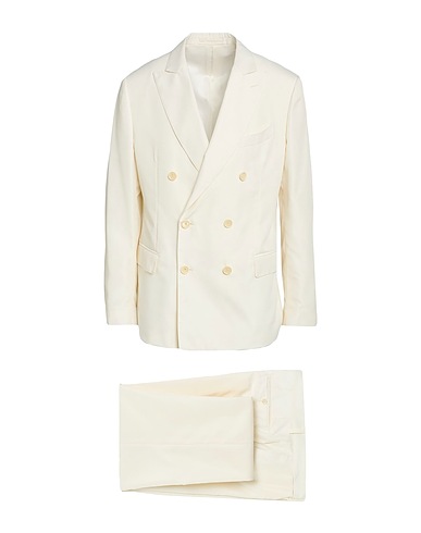 LARDINI Suits Ivory 67% Polyester, 33% Viscose