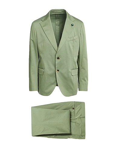 LARDINI Suits 97% Cotton, 3% Elastane