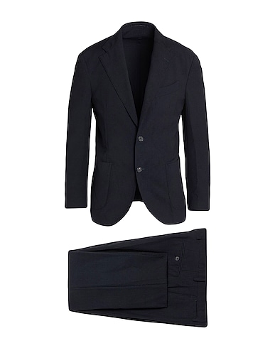 LARDINI Suits Black 75% Wool, 12% Mohair wool, 11% Polyamide, 2% Elastane