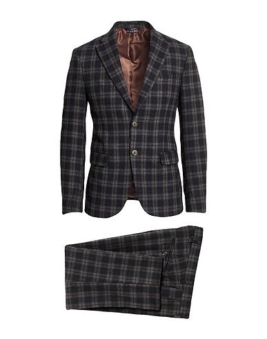 ALESSANDRO GILLES Anzüge Dunkelbraun 35% Polyester, 30% Gewebefasern, 30% Wolle, 5% Andere Fasern