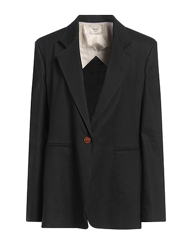 ALYSI Giacca CRÈME Nero 51% Lino, 46% Viscosa, 3% Elastan