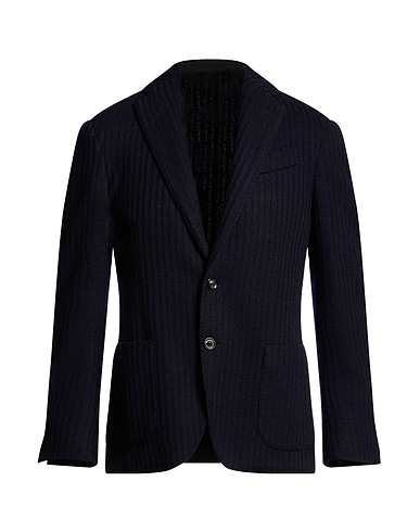 LARDINI Blazer Midnight blue 88% Wool, 12% Polyester