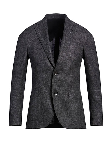 LARDINI Blazer Black 100% Wool