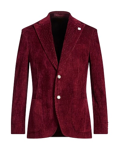 LARDINI Blazer Burgundy 55% Viscose, 45% Cotton