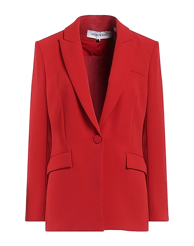 VERONICA BEARD Blazer Red 65% Triacetate, 35% Polyester