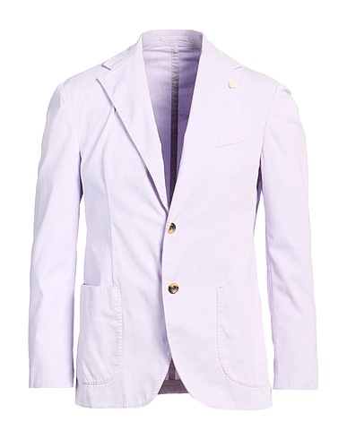 LARDINI Blazer Lilac 98% Cotton, 2% Elastane