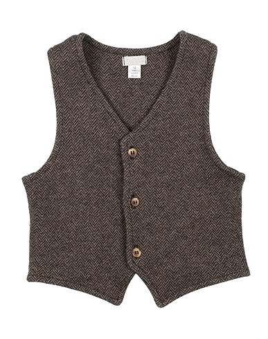 NANÁN Anzugweste Braun 65% Baumwolle, 35% Polyester