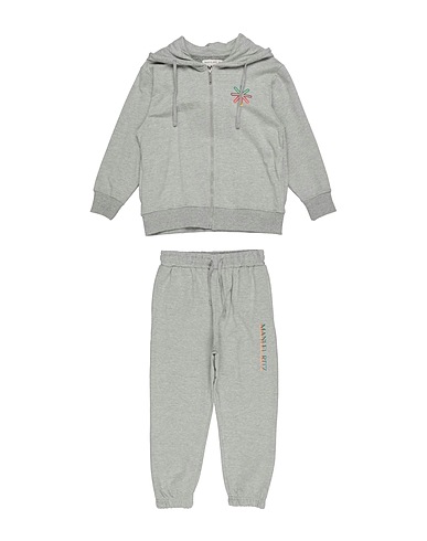 MANUEL RITZ Tracksuit Light grey 100% Cotton