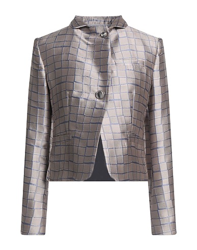 EMPORIO ARMANI Blazer Light grey 85% Polyester, 15% Polyamide