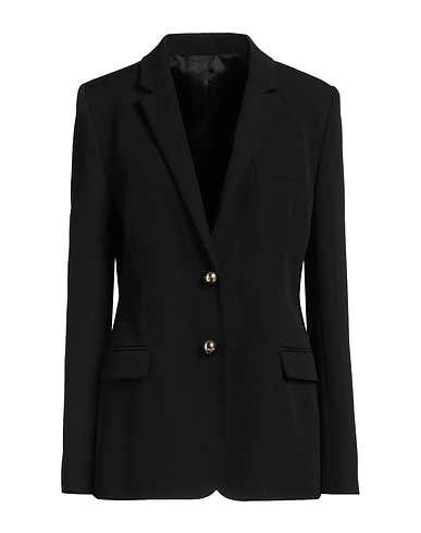 RABANNE Blazer Black 100% Virgin Wool, Viscose, Cupro