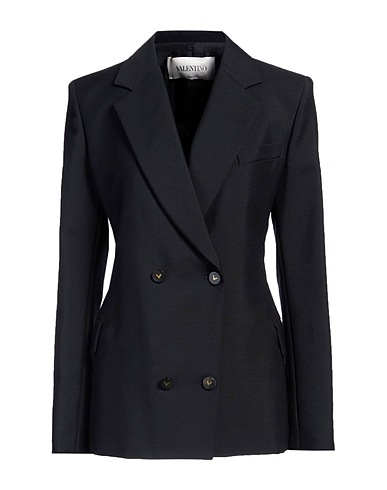 VALENTINO GARAVANI Blazer Black 53% Wool, 47% Mohair wool