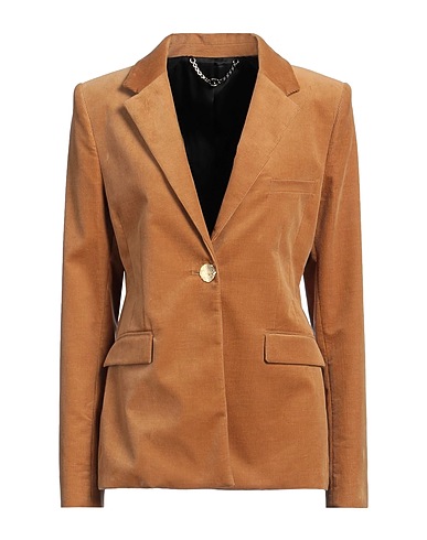 RABANNE Blazer Camel 98% Cotton, 2% Elastane