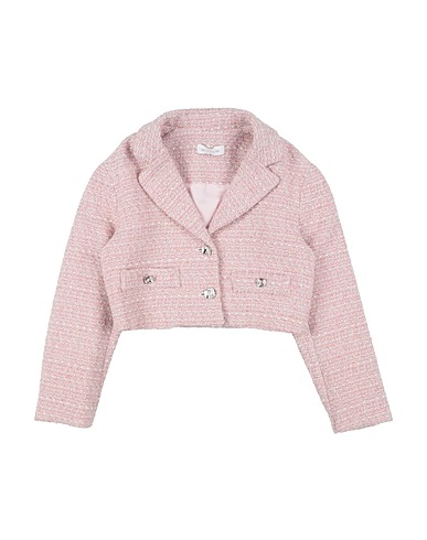 MONNALISA Jackett Hellrosa 40% Baumwolle, 38% Polyester, 9% Wolle, 9% Andere Fasern, 4% Alpakawolle