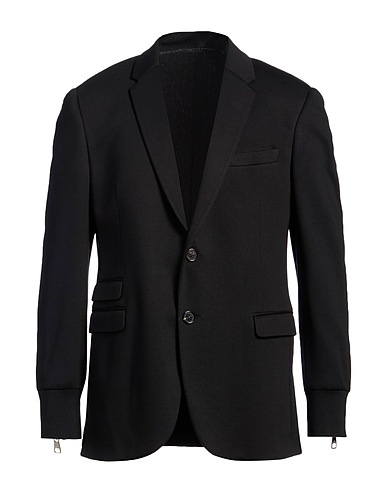 NEIL BARRETT Blazer Black 100% Viscose, Polyurethane, Cotton, Polyamide, Elastane
