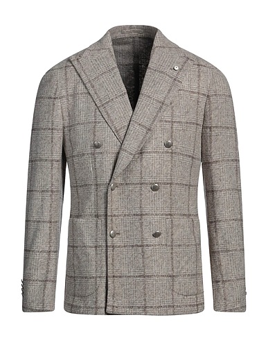 L.B.M. 1911 Blazer Light grey 54% Acrylic, 24% Virgin Wool, 22% Polyester