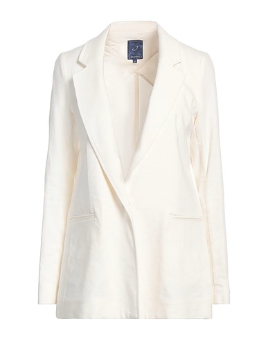 JACOB COHЁN Giacca Bianco 51% Cotone, 47% Lino, 2% Elastan