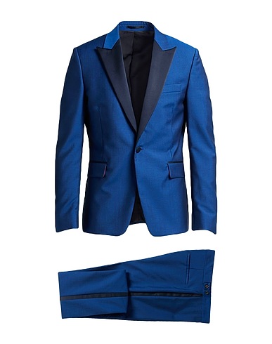 PAUL SMITH Suits Blue 84% Wool, 16% Mohair wool