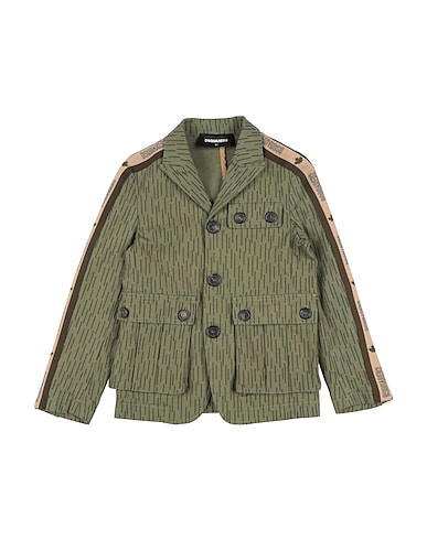 DSQUARED2 Blazer Military green 98% Cotton, 2% Elastane