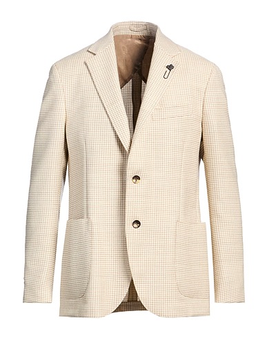 LARDINI Blazer Beige 100% Virgin Wool