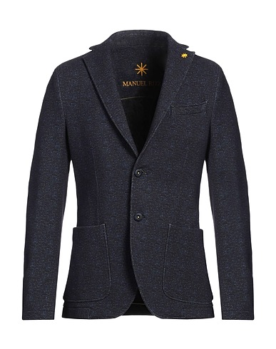 MANUEL RITZ Blazer Blue 95% Cotton, 5% Elastane