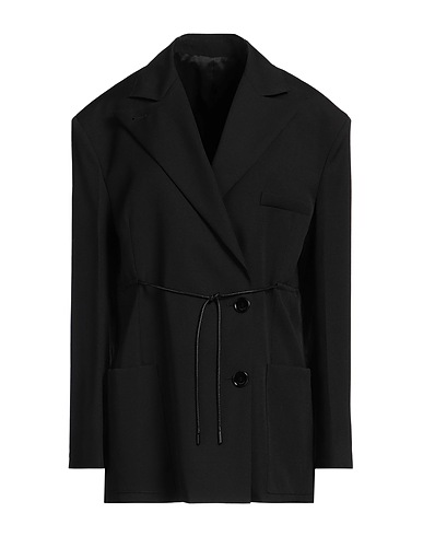 LANVIN Пиджак Чёрный 100% Шерсть, Полиэстер