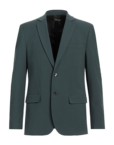 ANTONY MORATO Blazer Verde scuro 68% Poliestere, 28% Viscosa, 4% Elastan