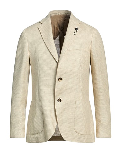 LARDINI Blazer Sand 54% Cashmere, 46% Silk