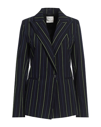 FORTE_FORTE Blazer Midnight blue 50% Cotton, 29% Wool, 12% Polyester, 7% Polyamide, 2% Textile fibers