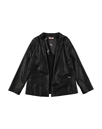 LIU •JO Blazer Black 100% Polyester, Polyurethane resin
