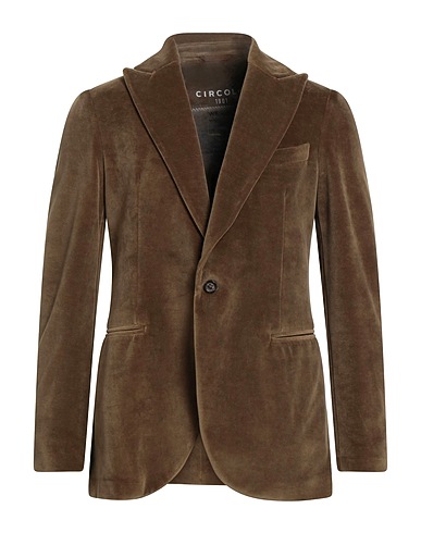 CIRCOLO 1901 Blazer Military green 80% Cotton, 20% Polyester