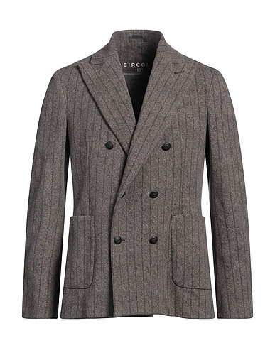 CIRCOLO 1901 Blazer Khaki 95% Cotton, 5% Elastane
