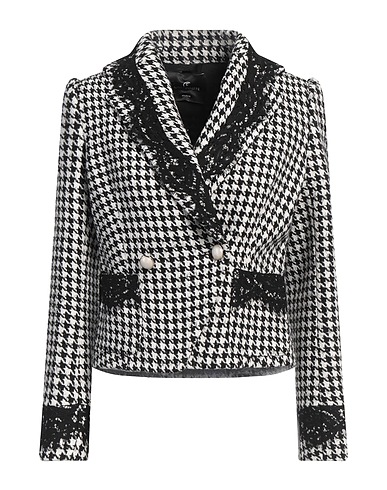 CRISTINAEFFE Blazer White 90% Polyester, 10% Wool