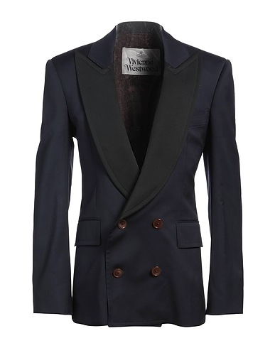 VIVIENNE WESTWOOD Blazer Blu navy 100% Lana Vergine, Poliestere