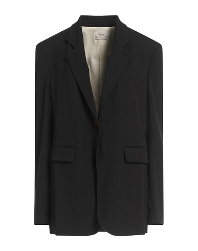 ALYSI Blazer CRÈME Black 100% Virgin Wool