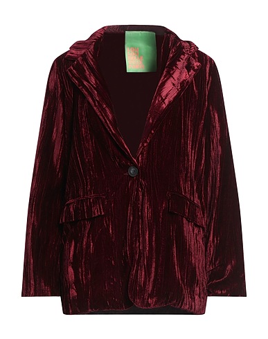 LOU LOU BELLE VILLE PARIS Blazer Burgundy 100% Polyester