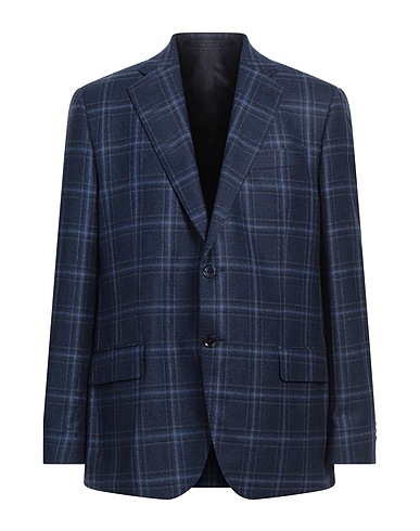 LUBIAM Blazer Blu 100% Lana Vergine